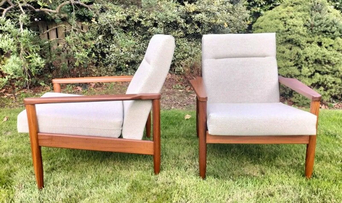 Mid Century Vintage Crannac Armchairsarmchair - Image 3