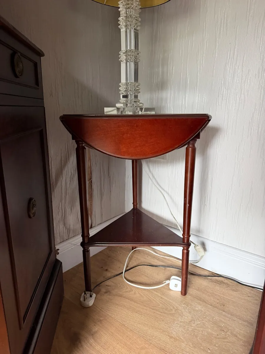 Mahogany Plant Stand - Image 1