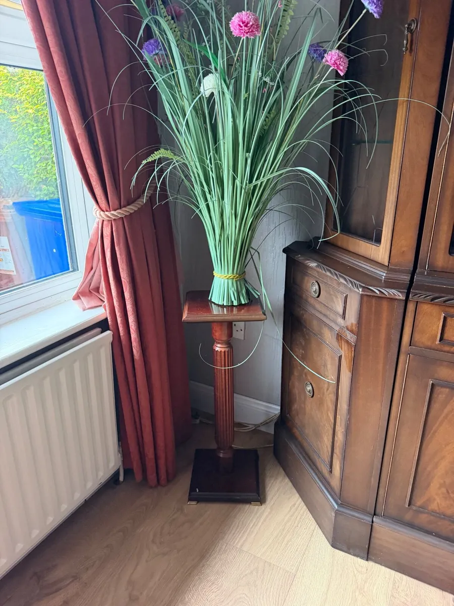 Mahogany Plant Stand - Image 2