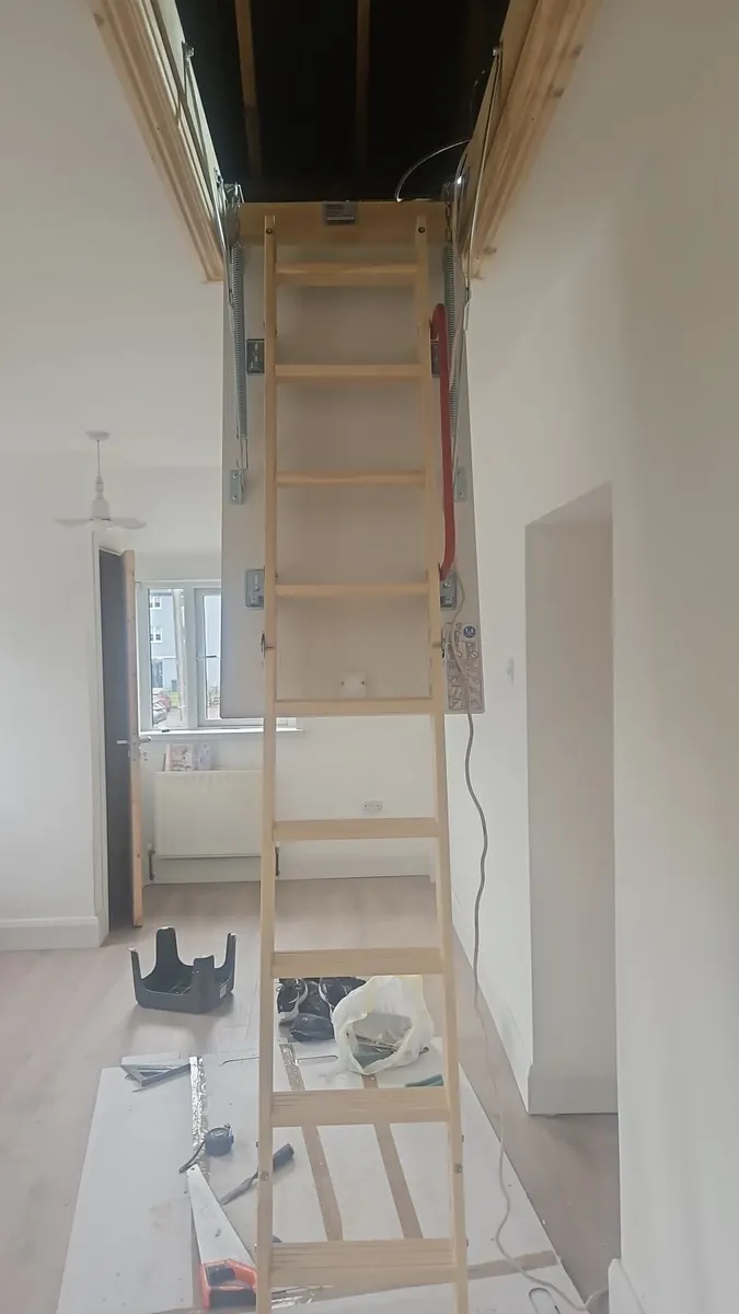 Attic stairs professional  fitting - Image 2