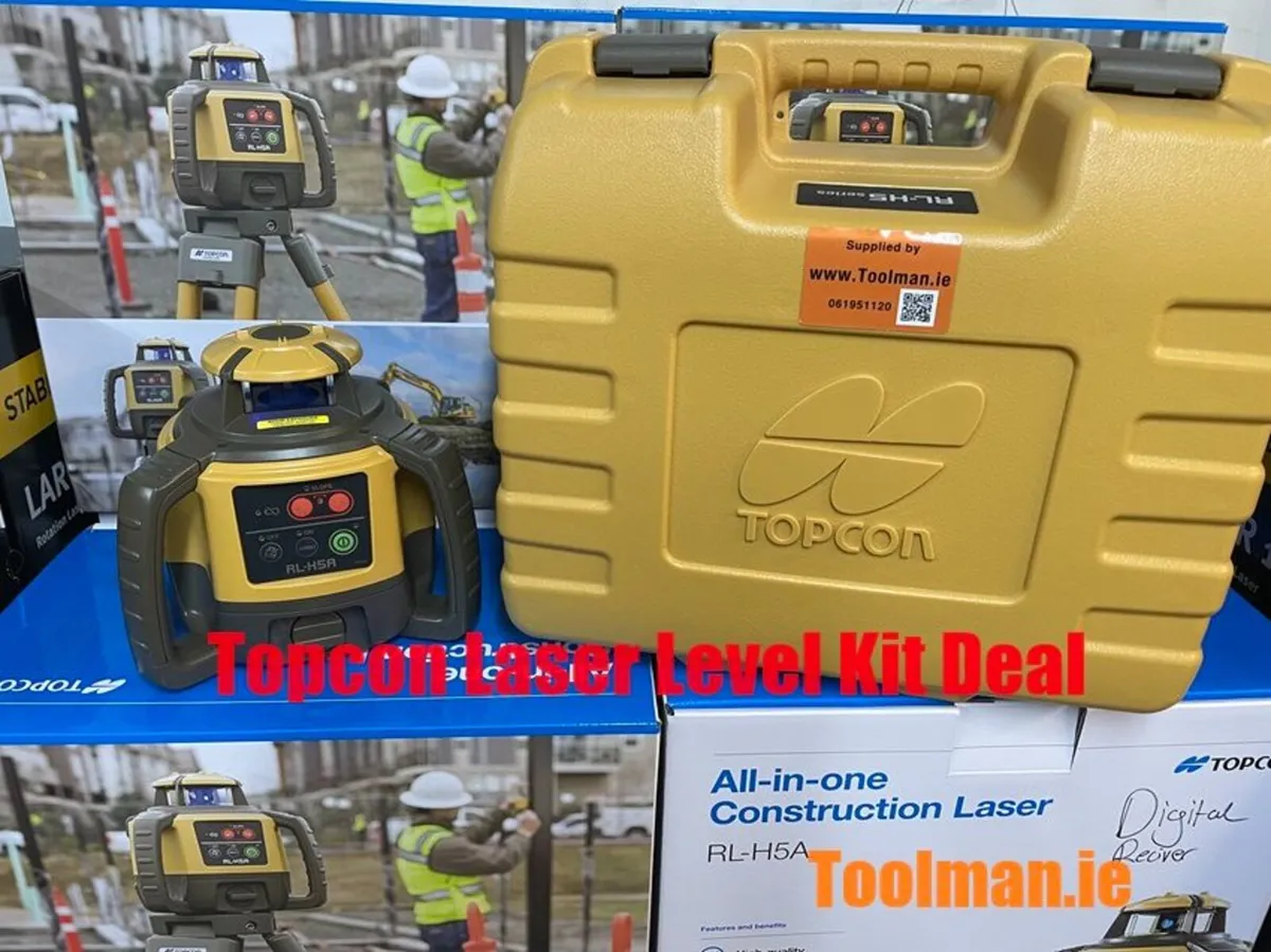 Topcon Laser Level Kits at Toolman.ie - Image 1