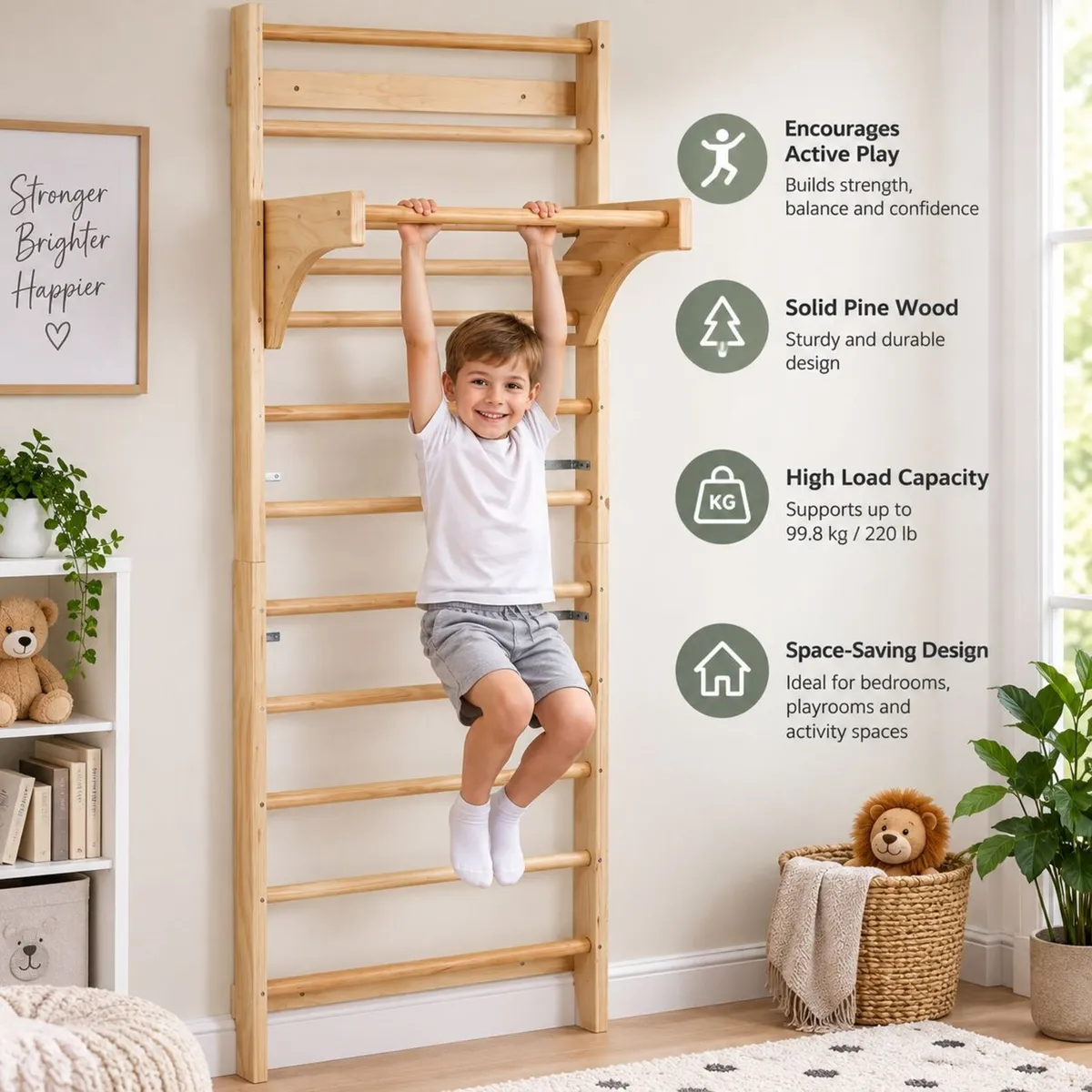 Swedish ladder Wooden - Image 1