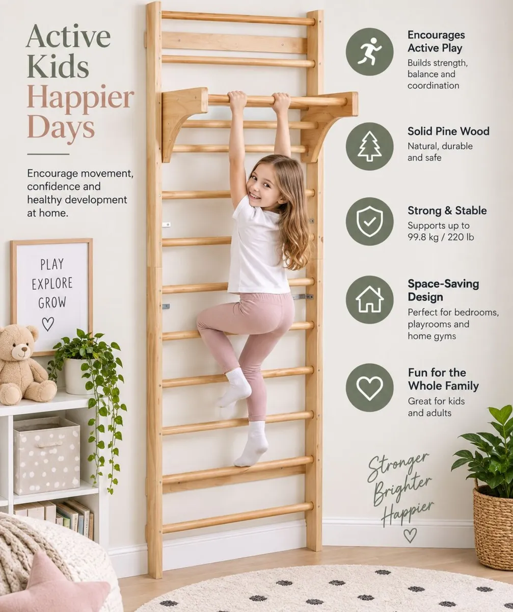 Swedish ladder Wooden - Image 2