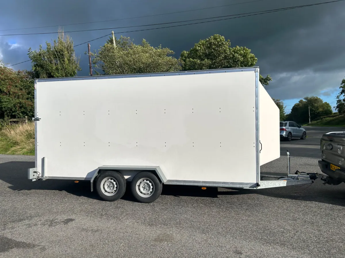 2025 blue line 16ft box trailer with ramp - Image 3