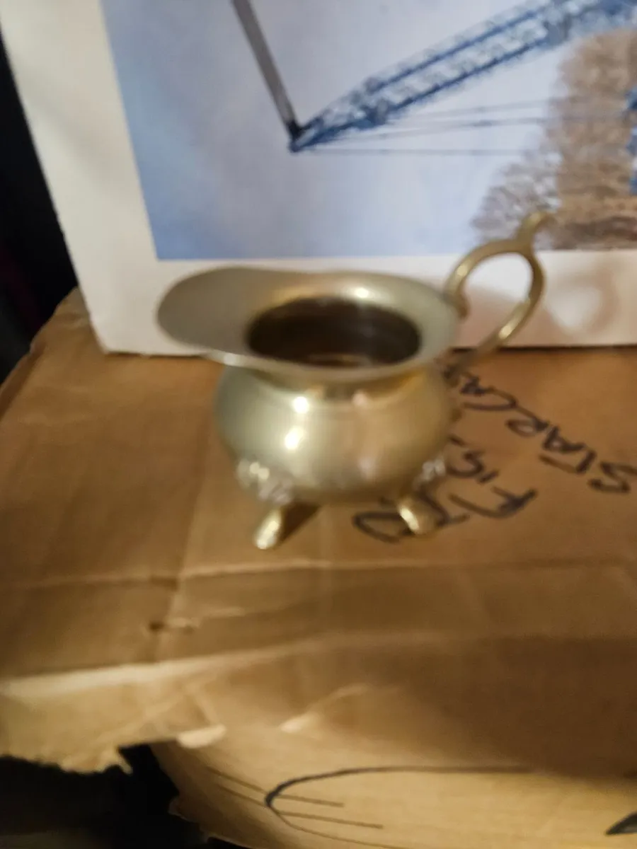Vintage Brass Jug - Image 1