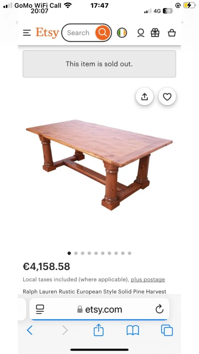 Designer table Ralph Lauren - Image 3