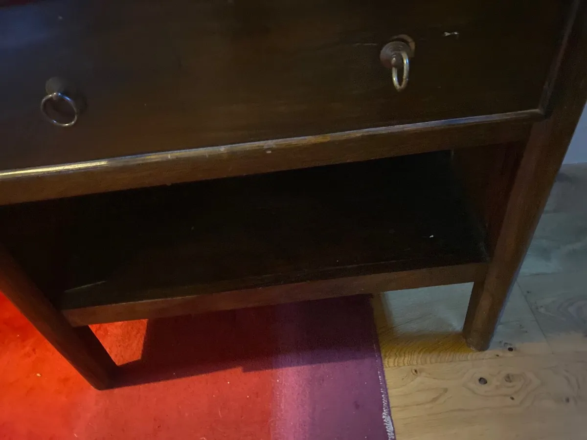 Indonesian teak hall table - Image 4