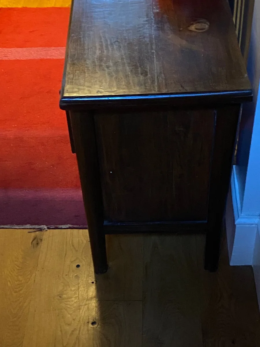 Indonesian teak hall table - Image 2