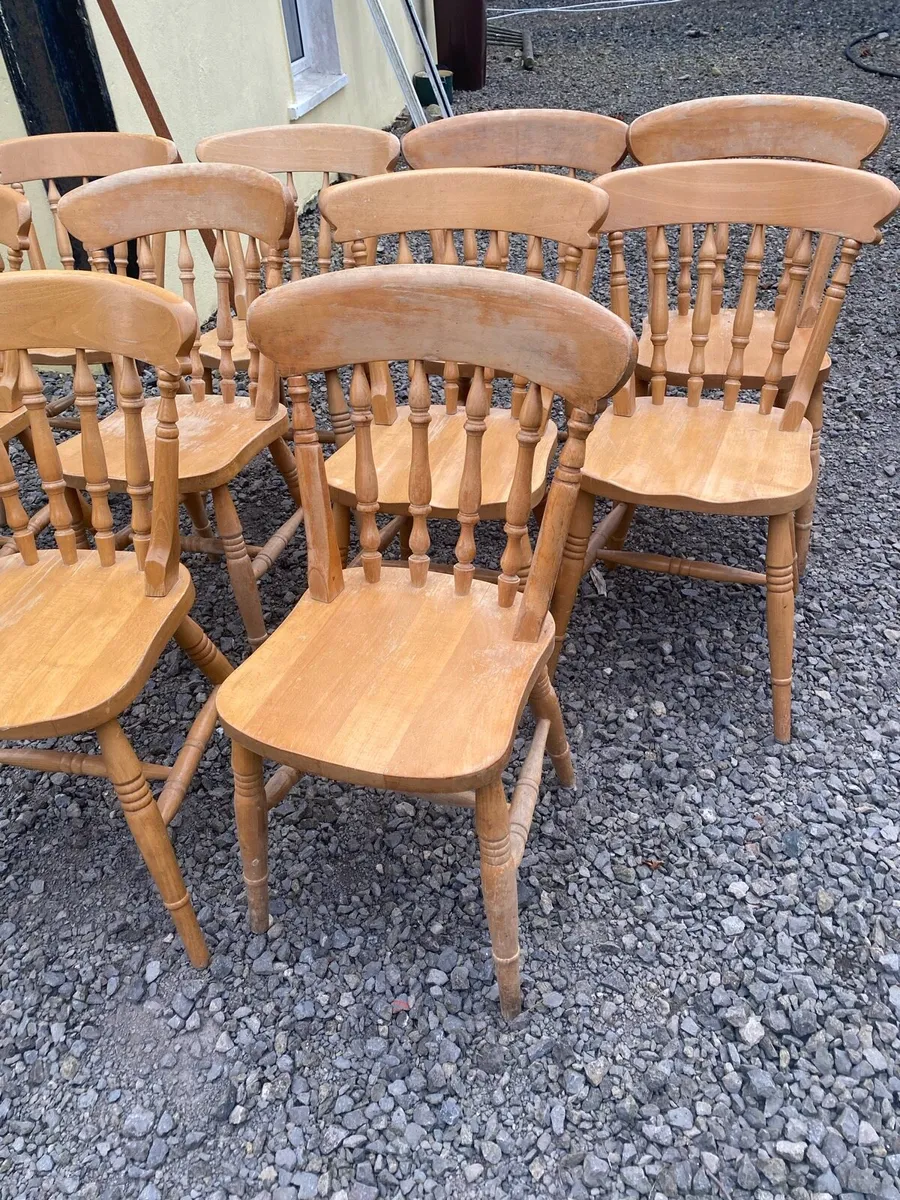 Antique Strawbridge kitchen chairs - Image 4