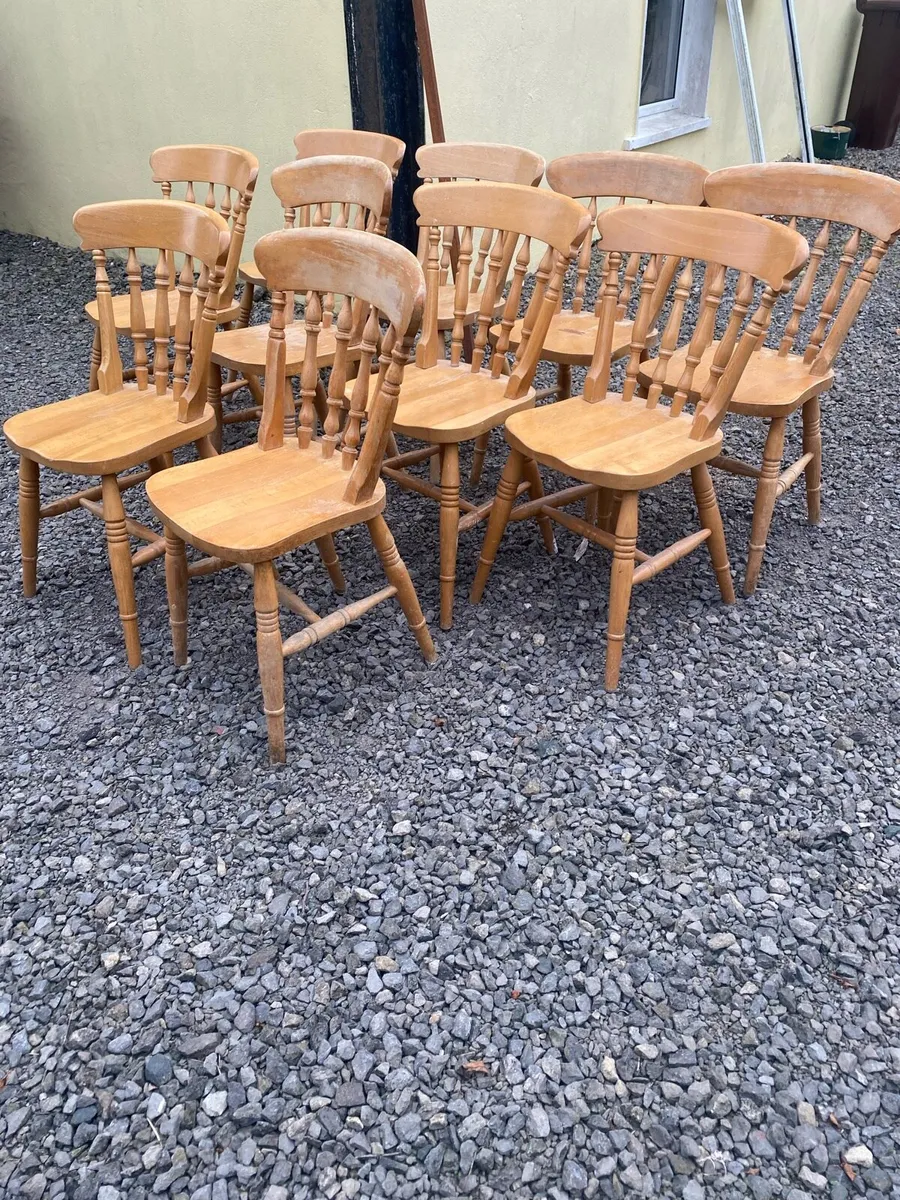 Antique Strawbridge kitchen chairs - Image 2