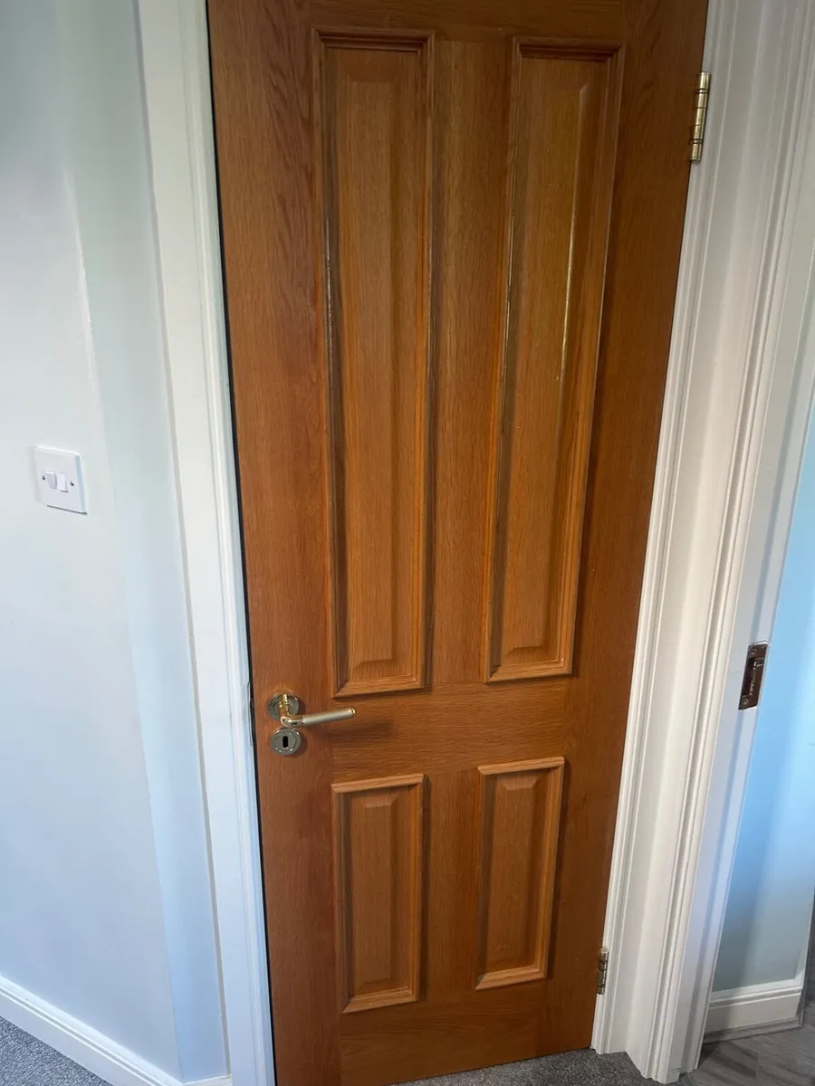 solid oak fire doors - Image 1