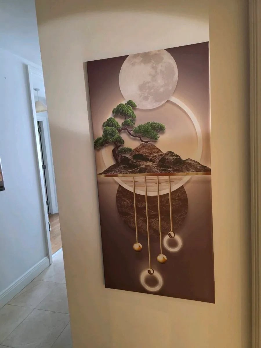Framed large canvas 55x115cm - Image 1
