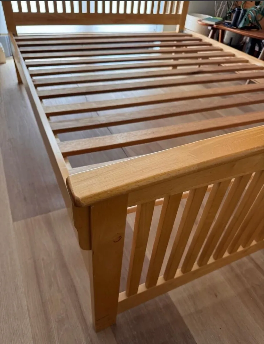 Magnificent Sturdy 5Ft Wooden King Size Bed Frame - Image 3