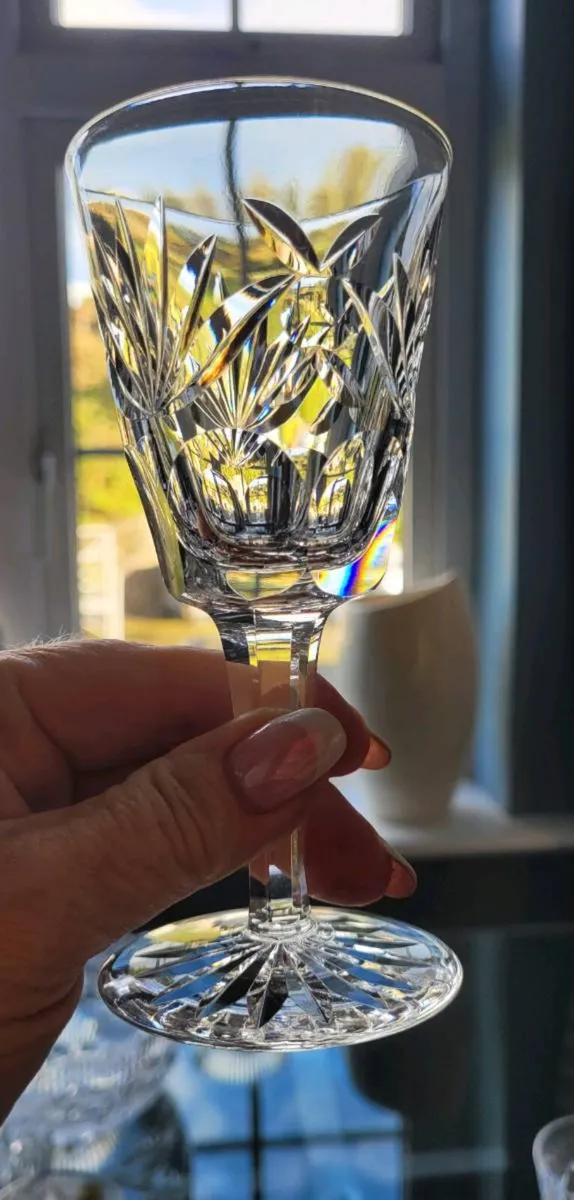 Waterford Crystal Ashling Claret Glasses x 6 - Image 2