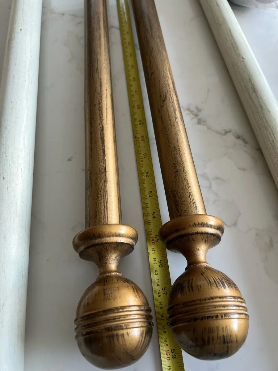 Curtain poles x4 or individually - Image 3