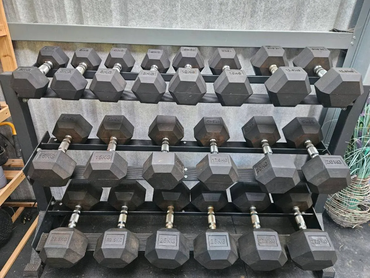 Rubber Dumbell Rack - sold pending collection - Image 3