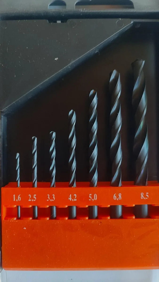 7pcs HSS Twist Drill Bit Set 1.6-8.5mm - Image 1