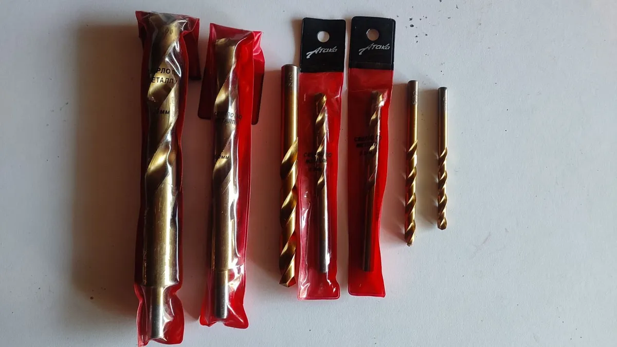 Premium Ataka HSS Titanium Drill Bits Metal - Image 1