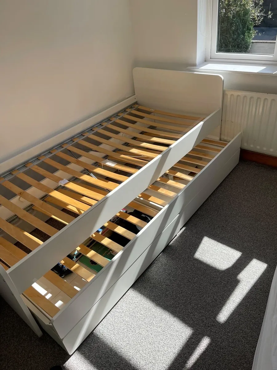 Bed frame with underbed and storage - Image 2