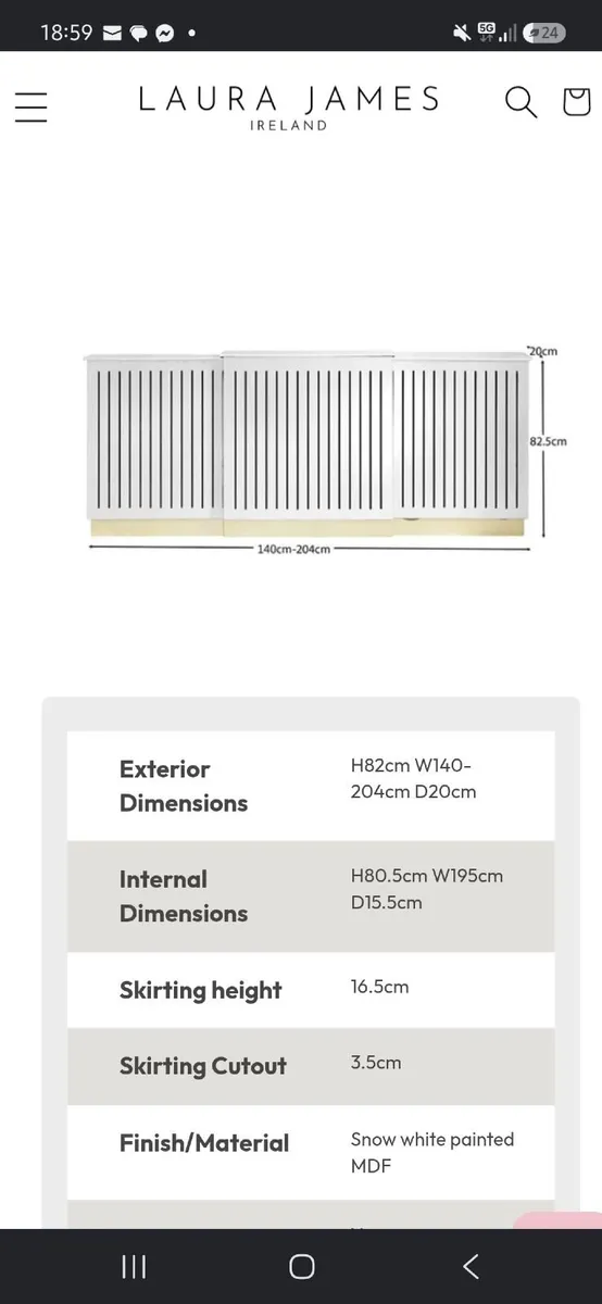 Radiator cover - Image 1