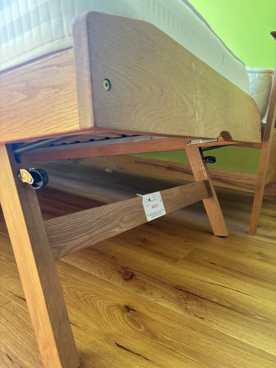 Trundle bed single with mattresses - Image 4