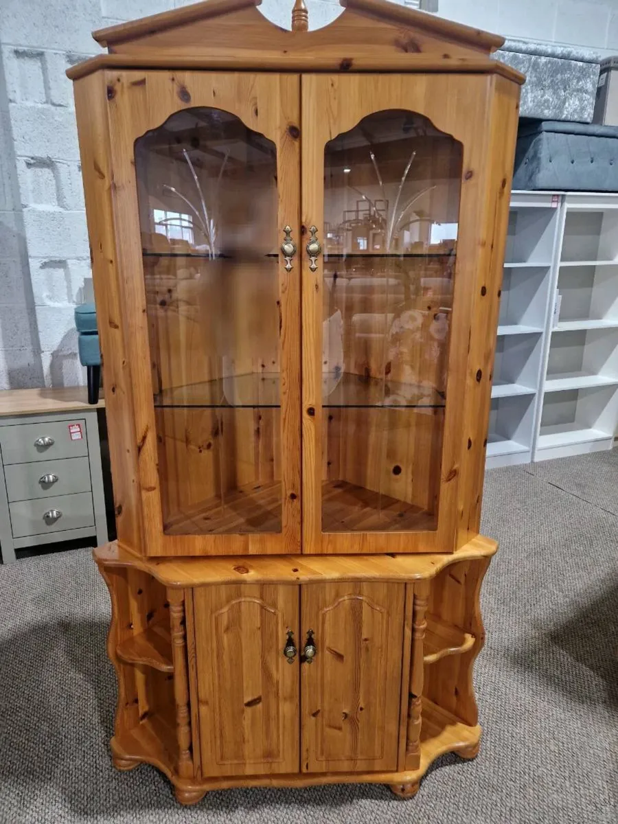 Solid wood corner cabinets - Image 1