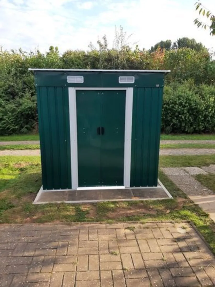 Metal Garden Shed – 6.6 ft x 4.1 ft x 6.1 ft - Image 3