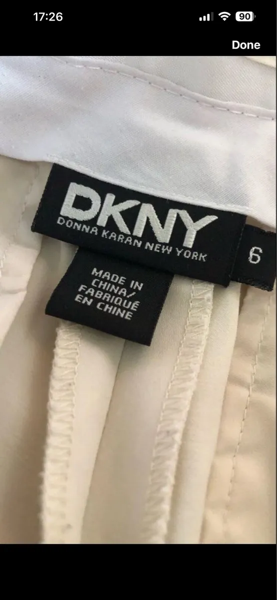 Ladies DNKY trousers size 6 €5 - Image 3