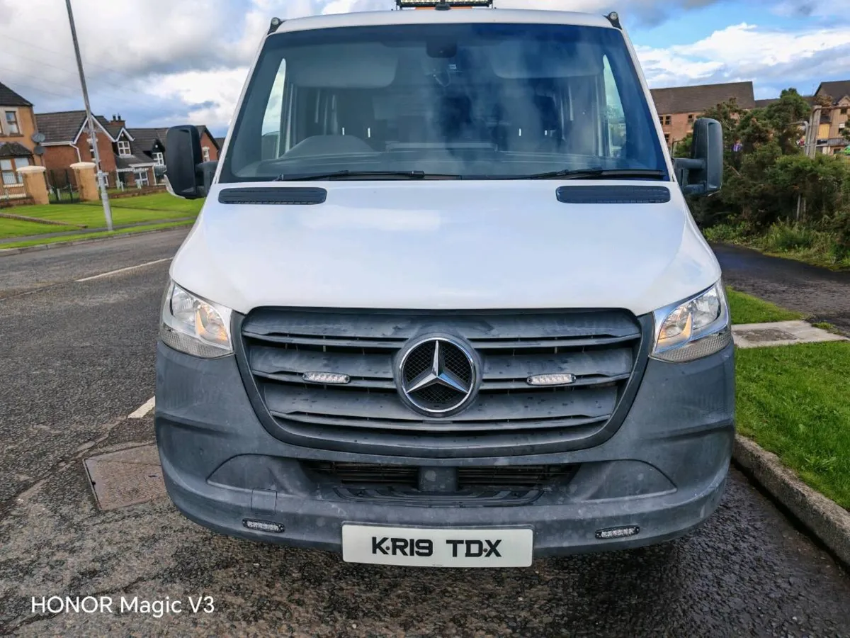 2019 MERCEDES SPRINTER 314 CDI CREWCAB TIPPER - Image 2