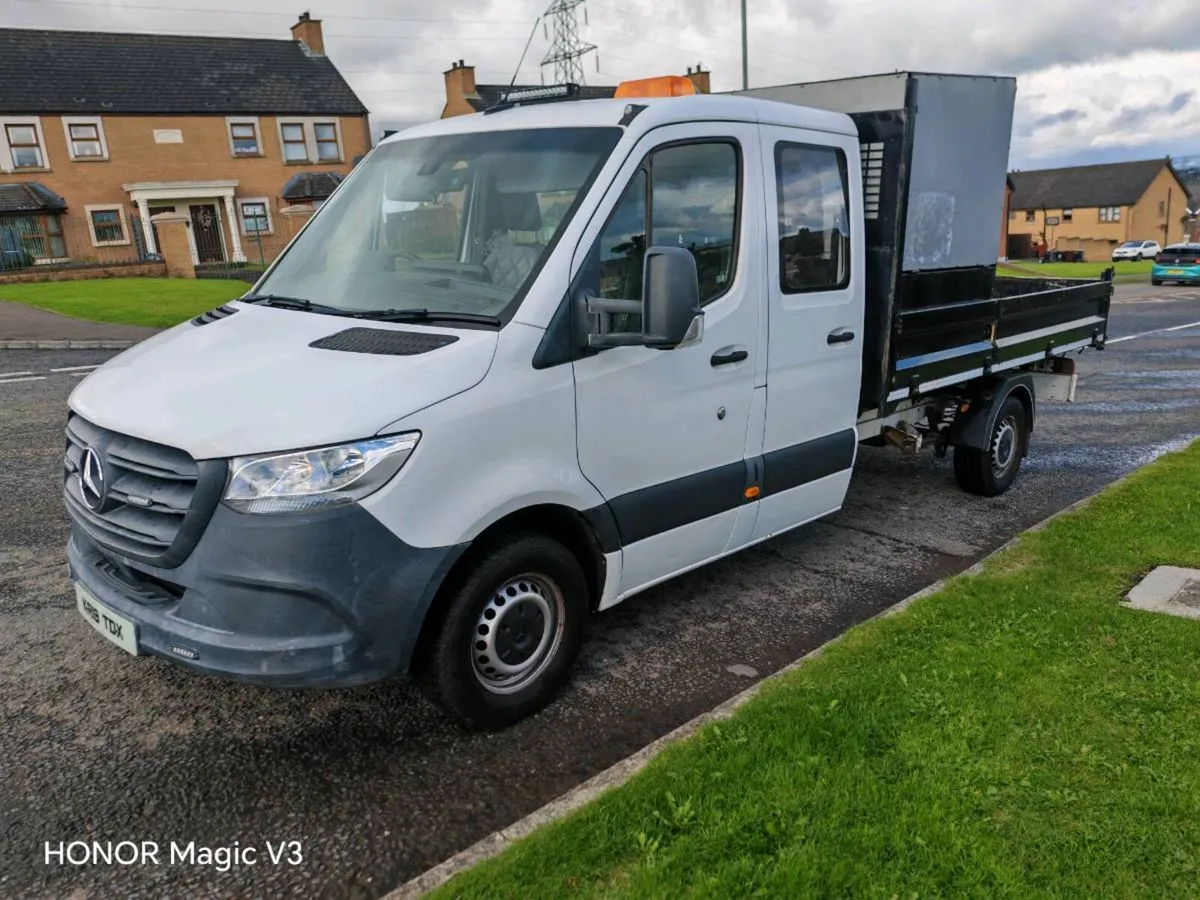 2019 MERCEDES SPRINTER 314 CDI CREWCAB TIPPER - Image 3