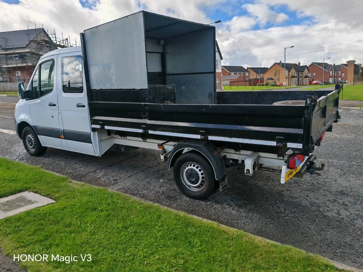 2019 MERCEDES SPRINTER 314 CDI CREWCAB TIPPER - Image 4