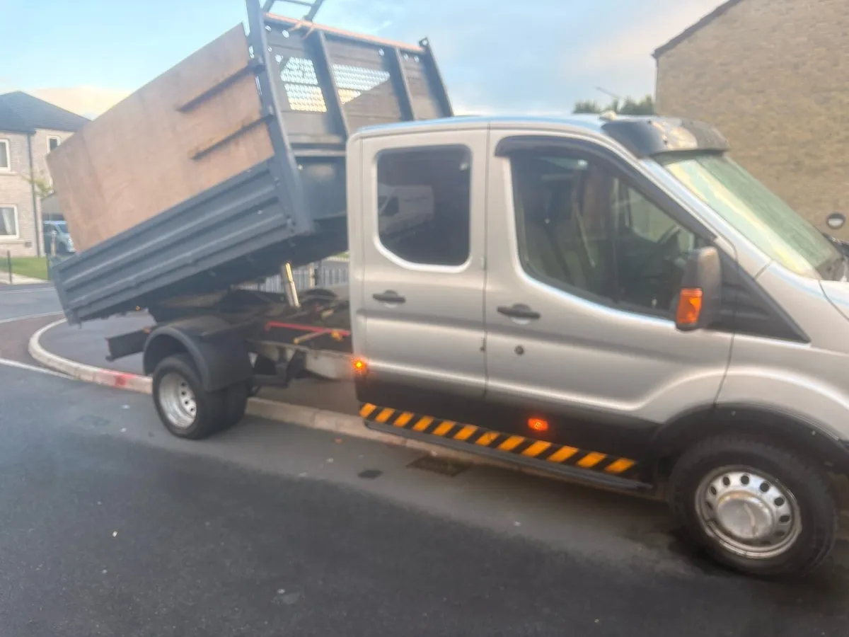 2016 ford transit crewcab tipper - Image 1