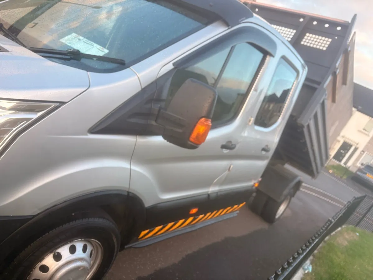 2016 ford transit crewcab tipper - Image 3