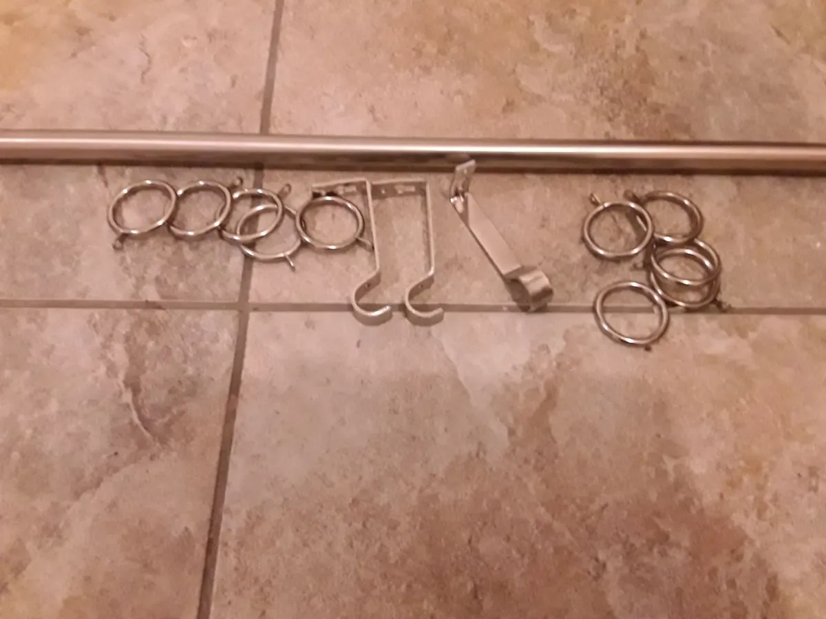 Strong metal 6 ft pole glass knobs - Image 3