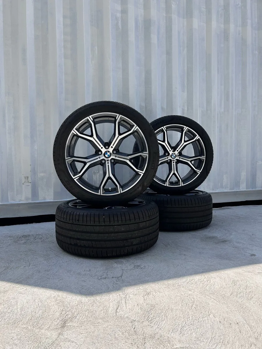Genuine BMW Style 741M X5 G05 X6 21” Alloy Wheels - Image 1