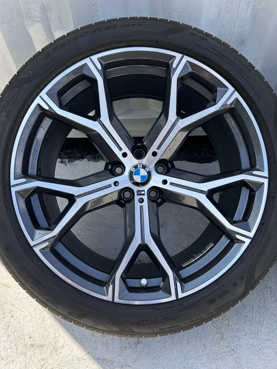 Genuine BMW Style 741M X5 G05 X6 21” Alloy Wheels - Image 3