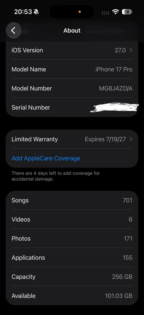 iPhone 17 Pro Deep Blue - Image 3
