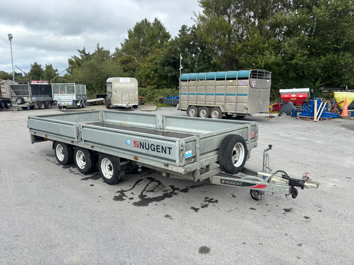 nugent 16ft dropside trailer - Image 1