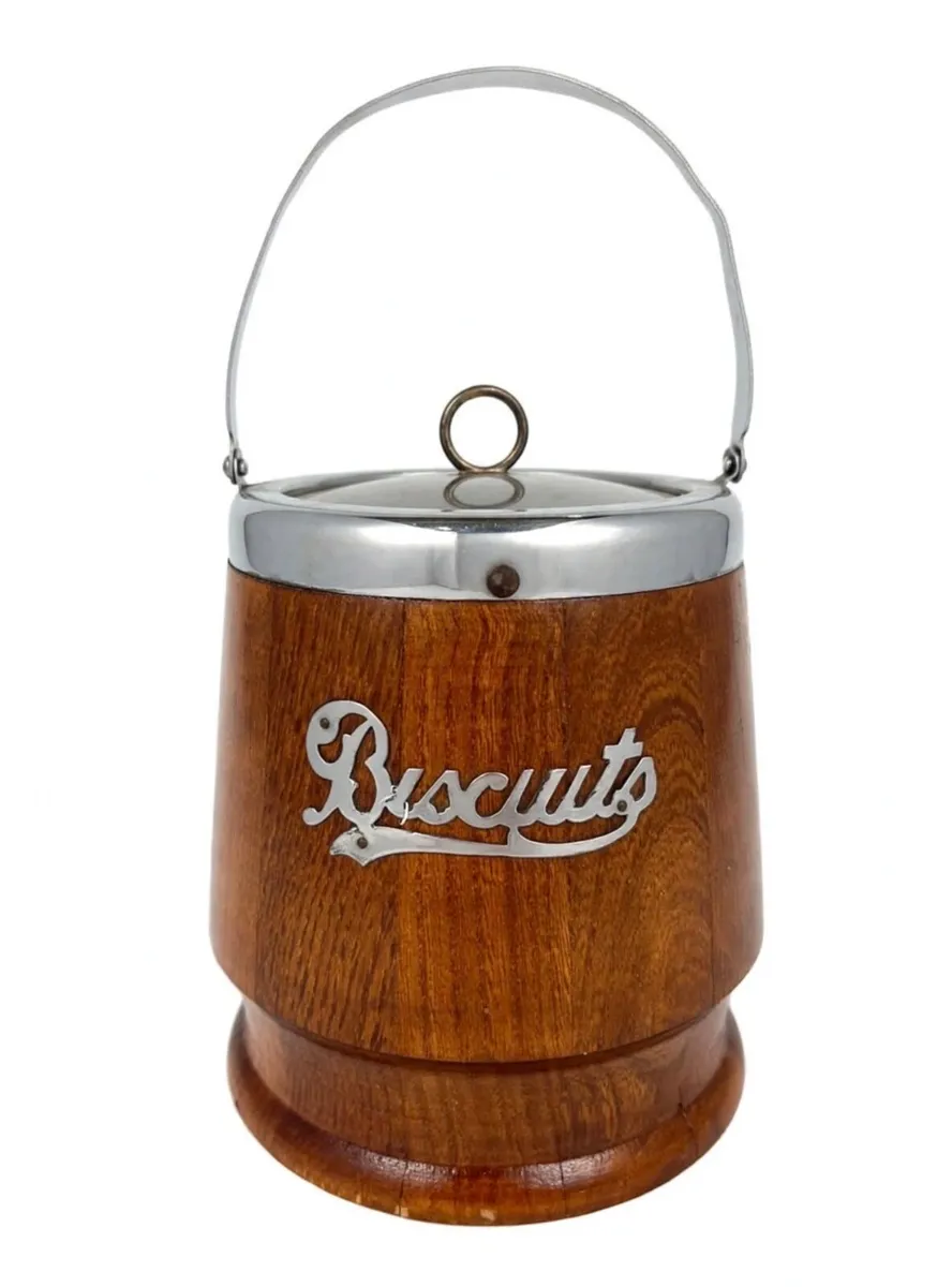 Vintage biscuit barrel - Image 1
