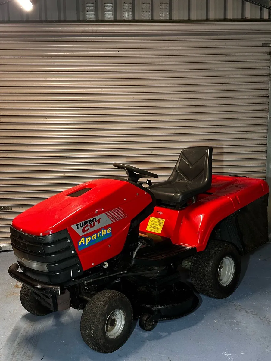 Apache Turbo cut Ride on Mower - Image 1