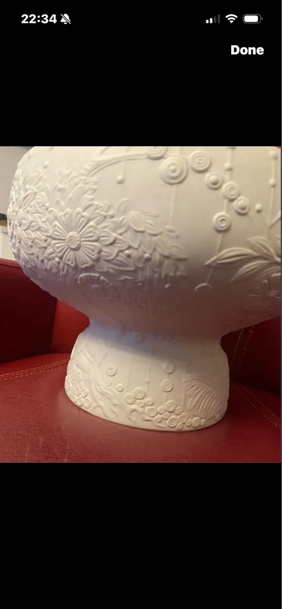 Rare Large Lladro White Pastoral Bowl - Image 4