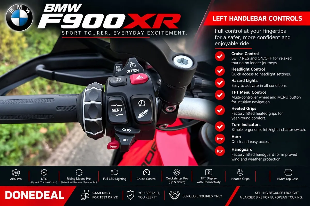 2022 BMW F 900 XR - Full Joe Duffy History - Image 3
