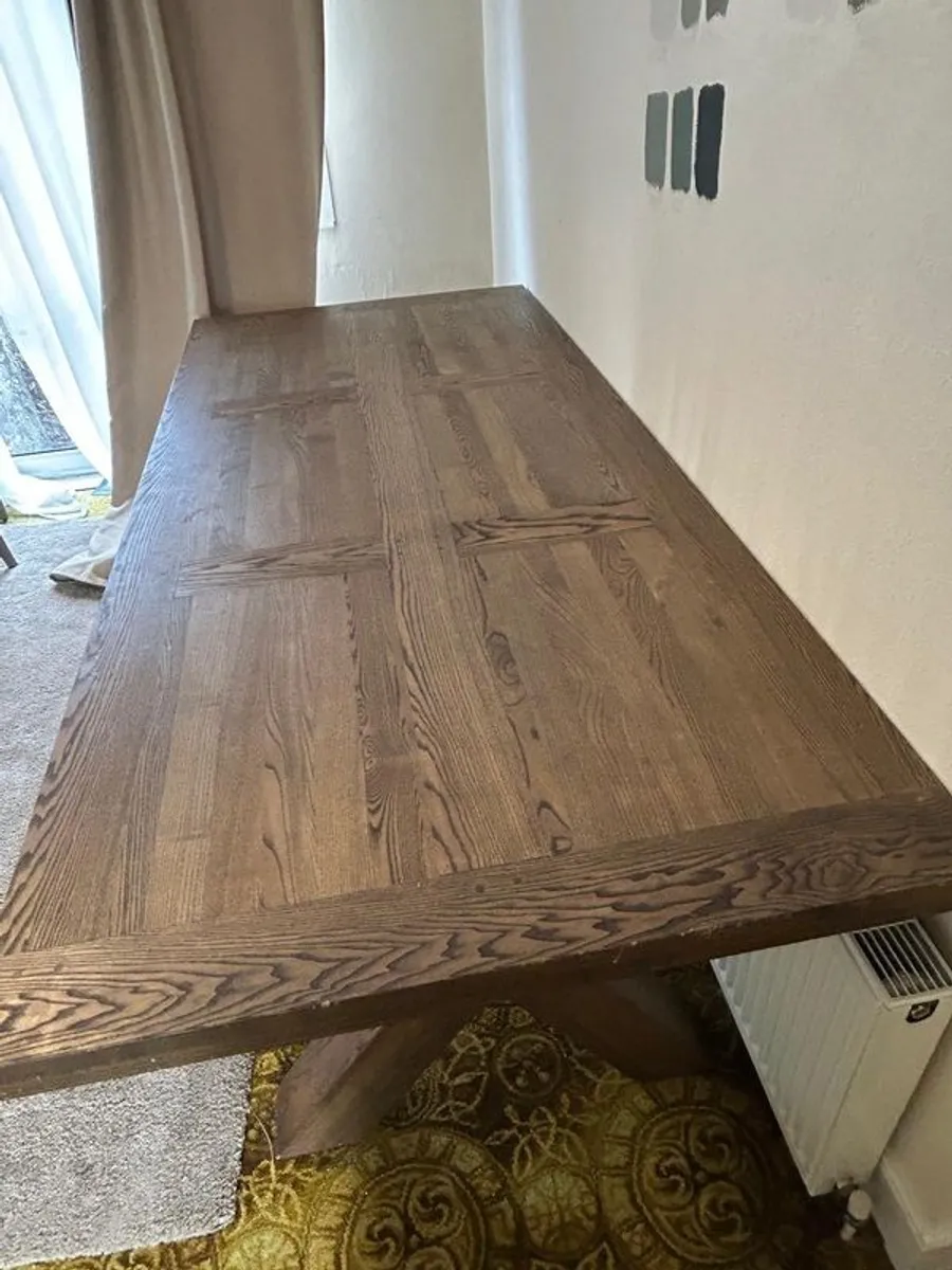 Diamond Furniture Horsen X-Leg Dining table - Image 4
