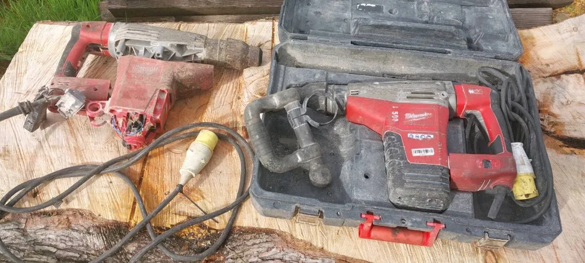 Kango milwaulkee K500s chipping hammers - Image 1