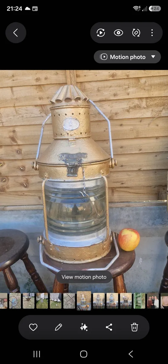Antique ships lanterns - Image 4