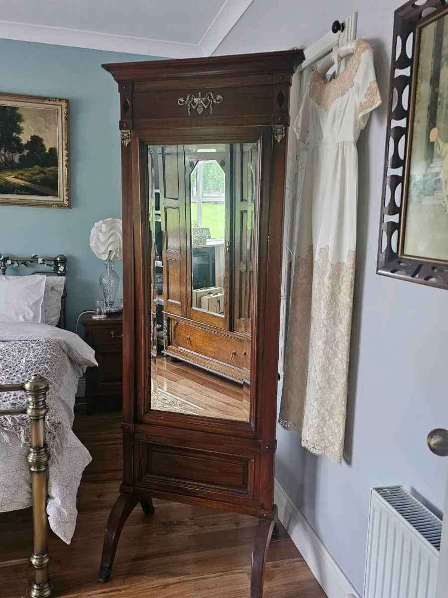 Antique Free Standing Mirror