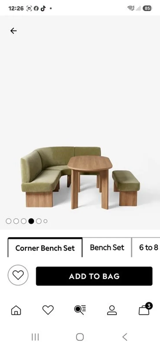 Stunning Next corner dining set - Image 1