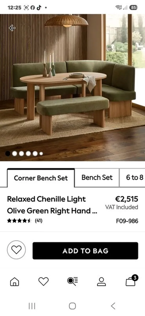 Stunning Next corner dining set - Image 3