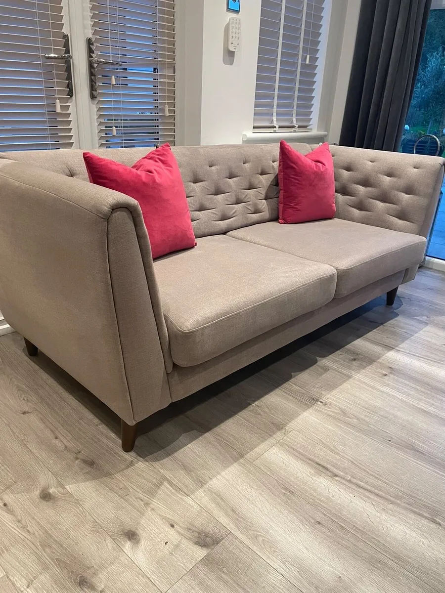 Beautiful Light Mink Colour Couch - Image 1
