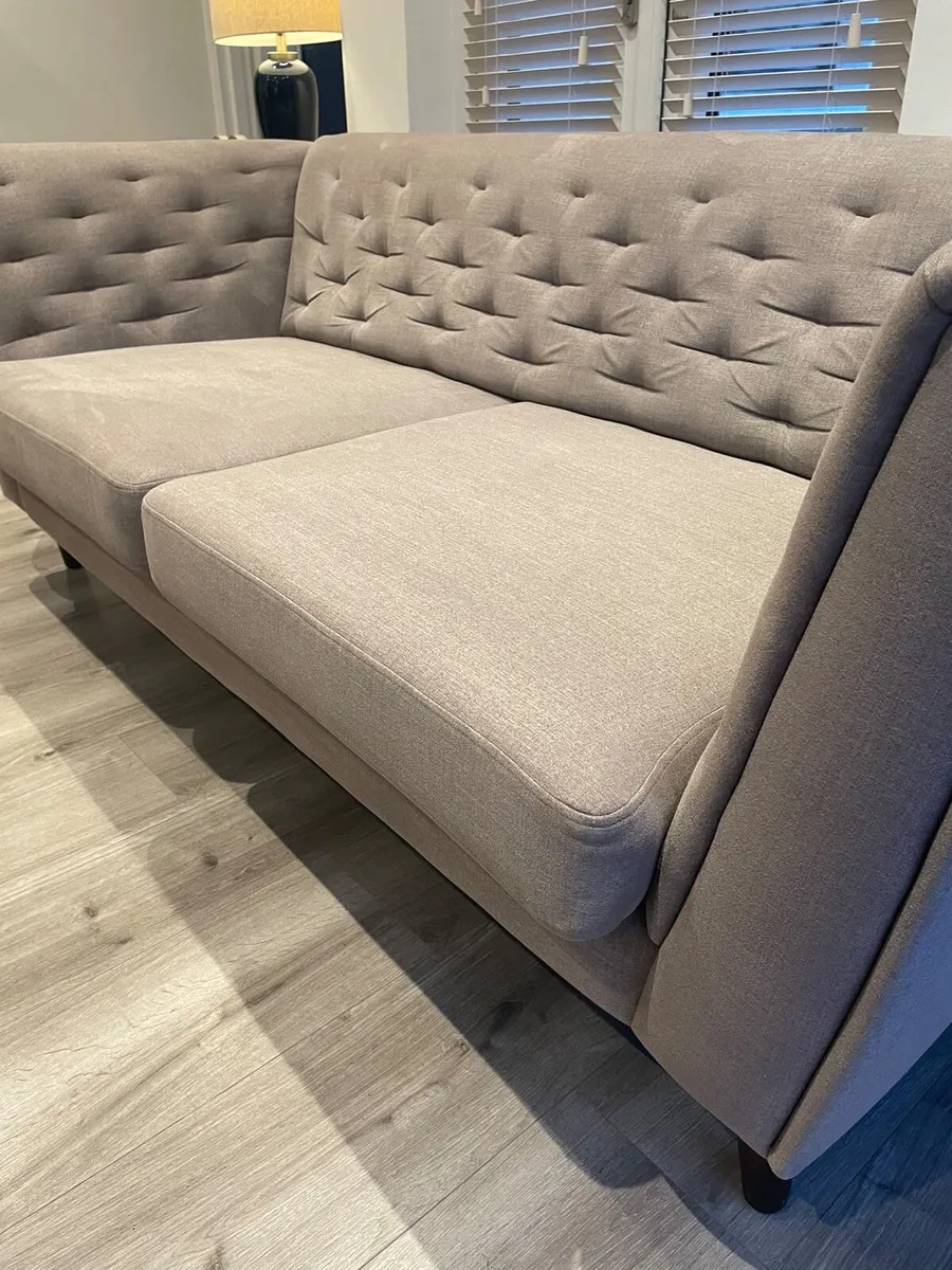 Beautiful Light Mink Colour Couch - Image 3